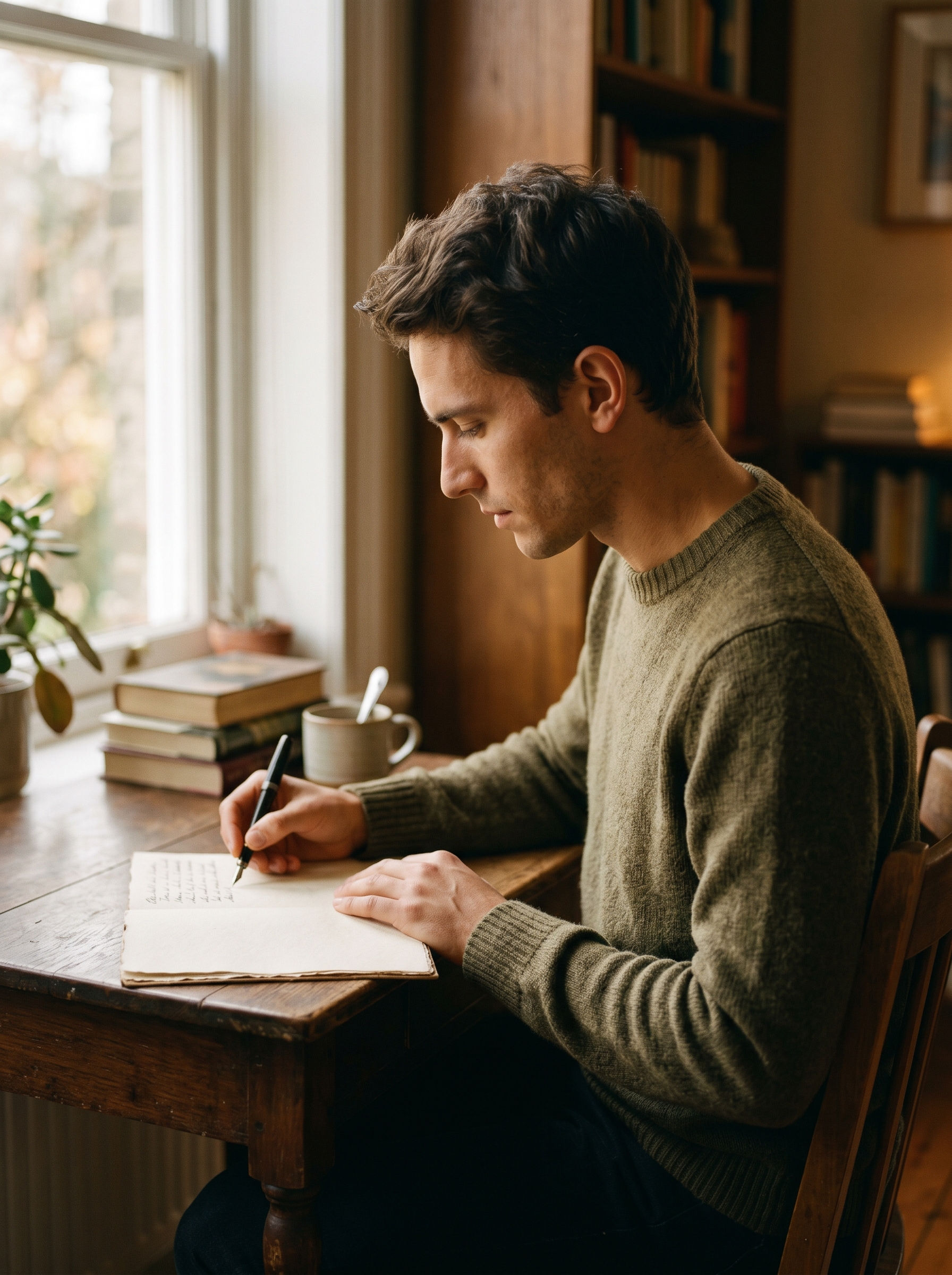 Job seeker reviewing their polished cover letter